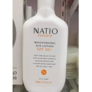 澳洲Natio保湿防晒乳液 spf50+ 200ml
